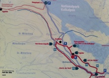 Hengstpass-Wanderung - Streckenplan